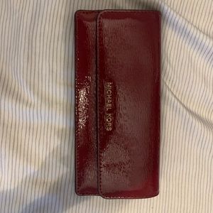 Red Michael Kors Wallet